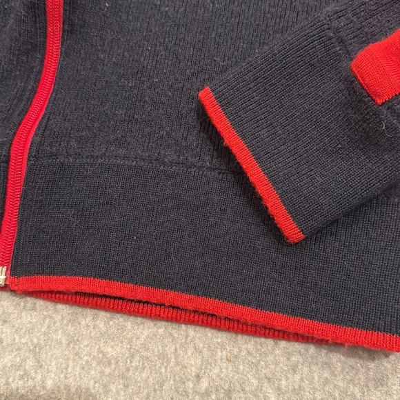 Vintage Nike Mens M Travis Scott Mini Swoosh Wool Blend Knit Full Zip Sweater - Picture 5 of 6